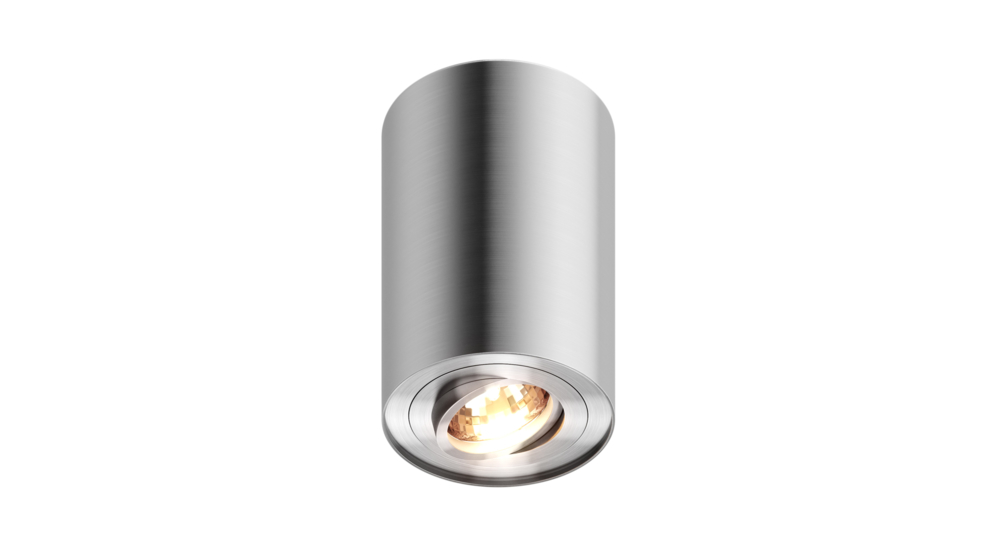 Reflektor natynkowy w kolorze aluminium RONDOO SL 1