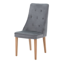 Krzesło tapicerowane szare REGON