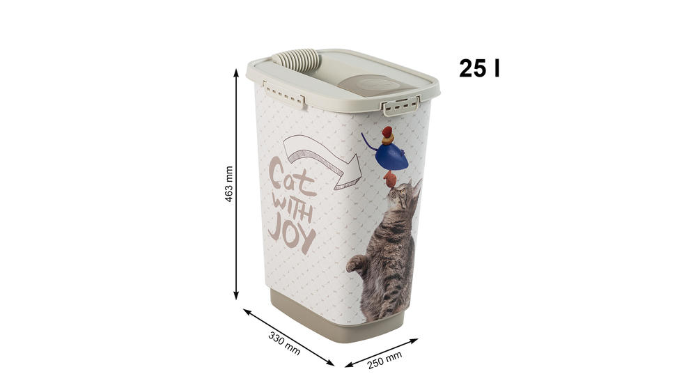 Pojemnik na karmę lub żwirek dla kota CAT CODY 25 L