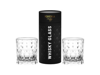 Komplet 2 szklanek do Whisky BOHEMIA PRESTIGE CONTE 340 ml 