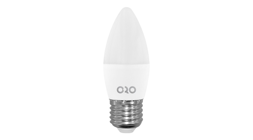 Żarówka LED barwa ciepła ORO-E27-C37-TOTO-8W-WW