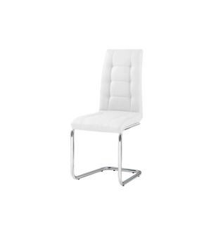 Krzesło białe na płozie VISTA II