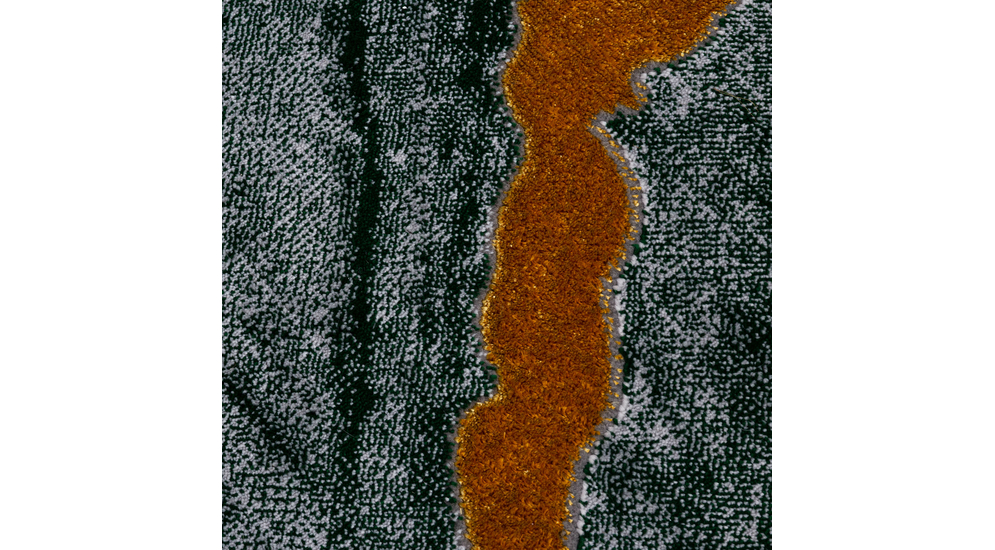 Dywan abstrakcyjny ze złotym wzorem BELLAGIO 200x300 cm