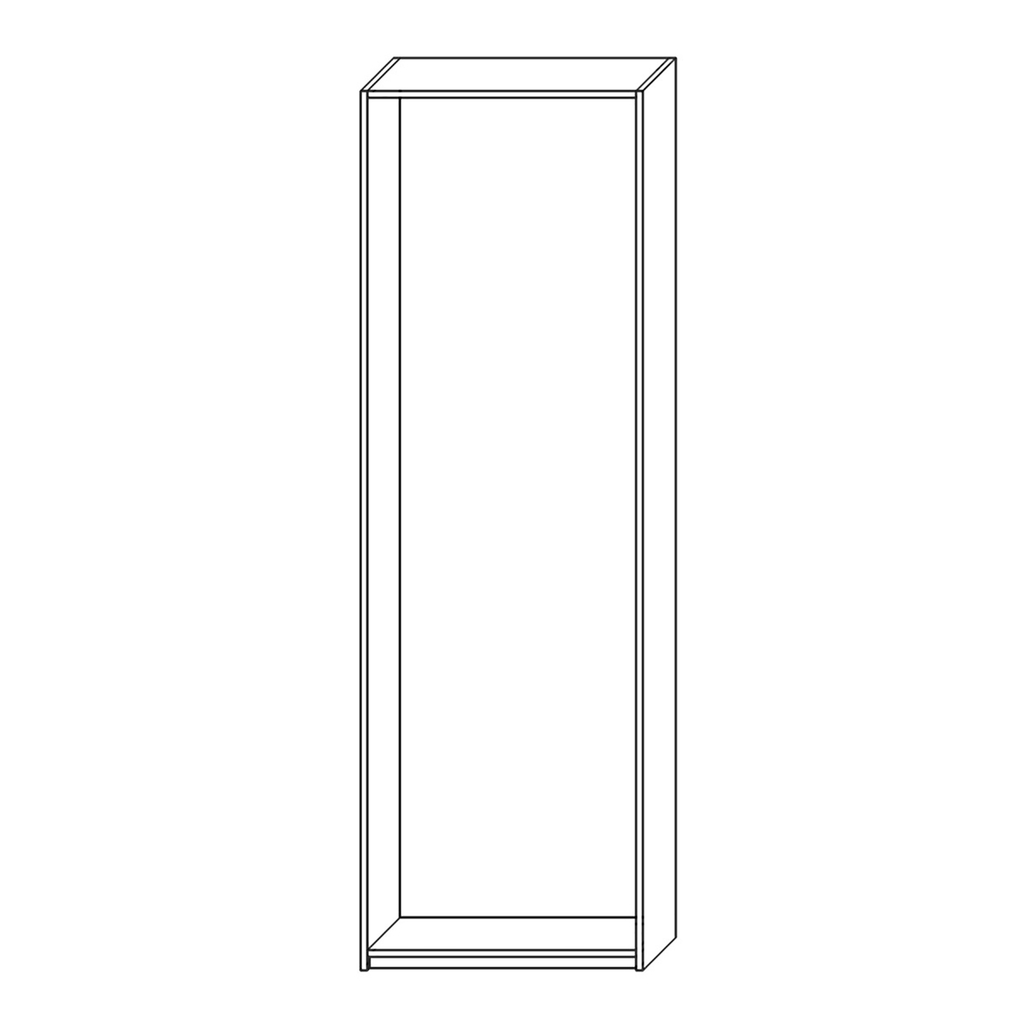 Korpus szafy ADBOX biały 75x233,6x35 cm