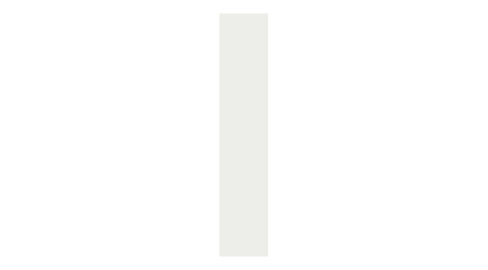 Blenda narożna górna PALERMO 15x76,5 śnieżna biel