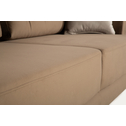 Sofa rozkładana brązowa ALMA