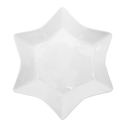 Patera porcelanowa biała GWIAZDKA 26,5x20,4 cm