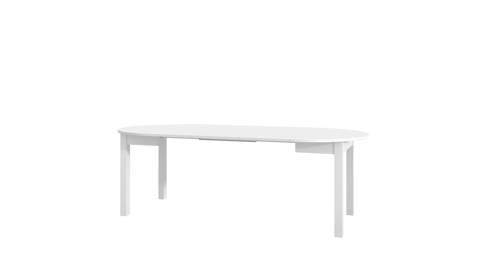 Stół biały AVIEN 105-225 cm