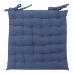 Siedzisko poduszka na krzesło niebieskie LORENA 40x40 cm