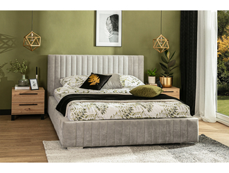 Łóżko tapicerowane z pojemnikiem SARAH II 160x200 cm