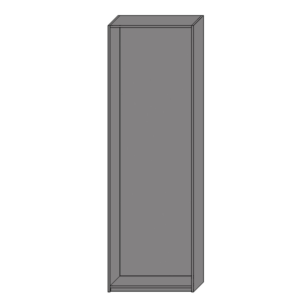 Korpus szafy ADBOX szary 75x233,6x35 cm