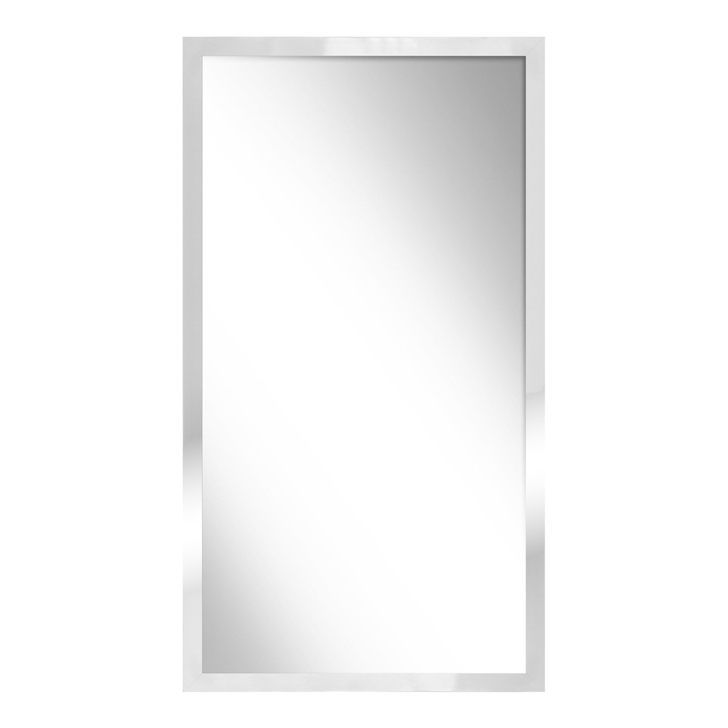 Lustro w białej ramie SLIM 67,5x127,5 cm