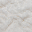Koc biały SQUADRO 150x200 cm