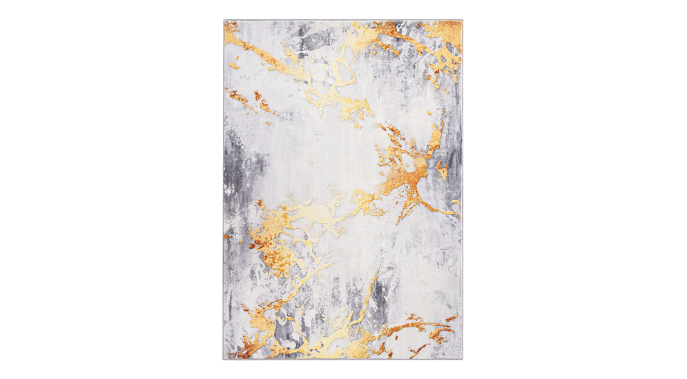 Dywan abstrakcyjny ze złotym deseniem NOMAD 160x230 cm