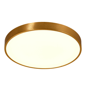 Plafon LED okrągły złoty SIERRA 40 cm