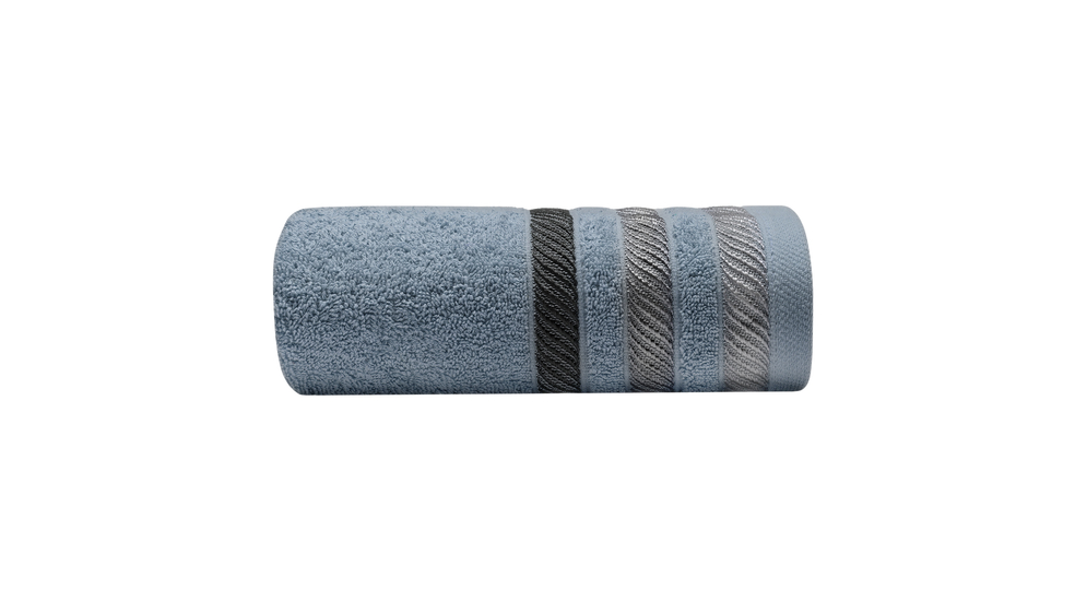 Ręcznik niebieski MOSS 70x140 cm