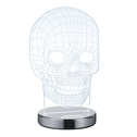 Lampa dekoracyjna LED czaszka SKULL
