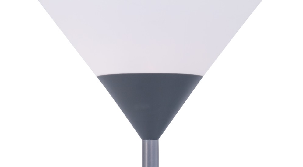 Lampa podłogowa E14 E27 podstawa szara