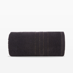 Ręcznik bawełniany z bordiurą czarny GALA 70x140 cm