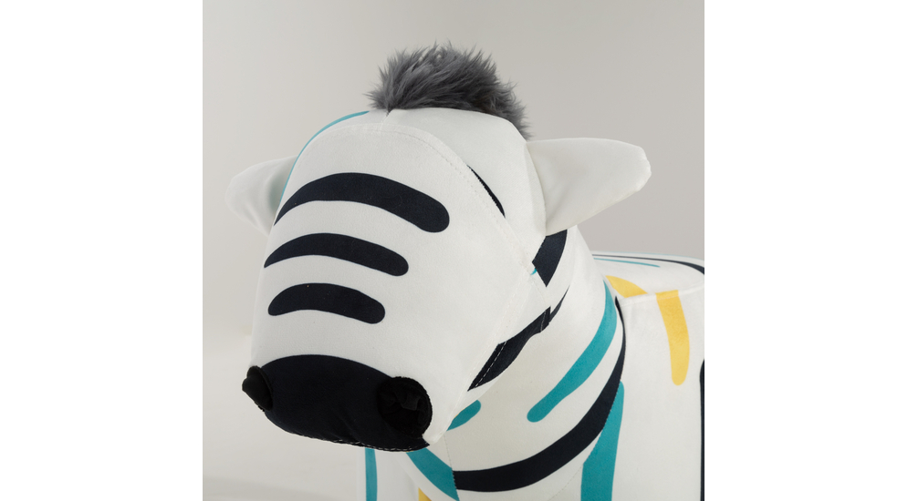 Puf kolorowy zebra TREMY