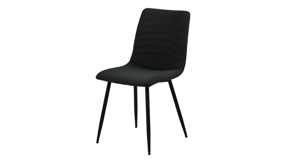 Krzesło welurowe czarne AKTI