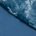Narzuta welurowa niebieska TIARA 180x200 cm