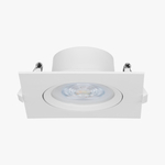 Reflektor spot podtynkowy kwadratowy biały ORO ZUMA LED S 5W CCT-W