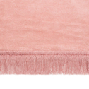Koc z bawełną różowy 150x200 cm