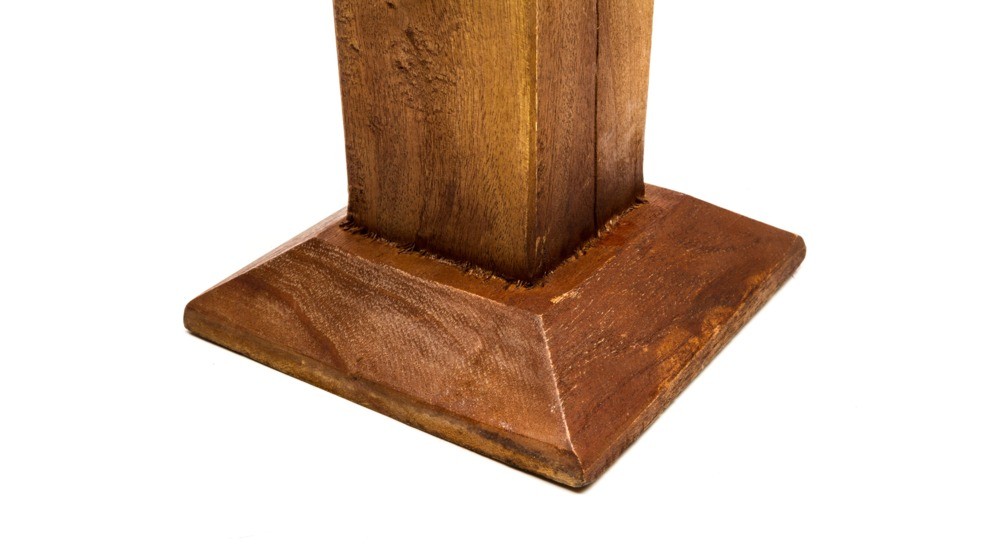 Drewniany świecznik 22 cm