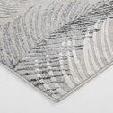 Dywan szaro-kremowy w liście SUNSET 120x170 cm