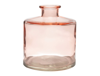 Wazonik szklany różowy 10,3 cm