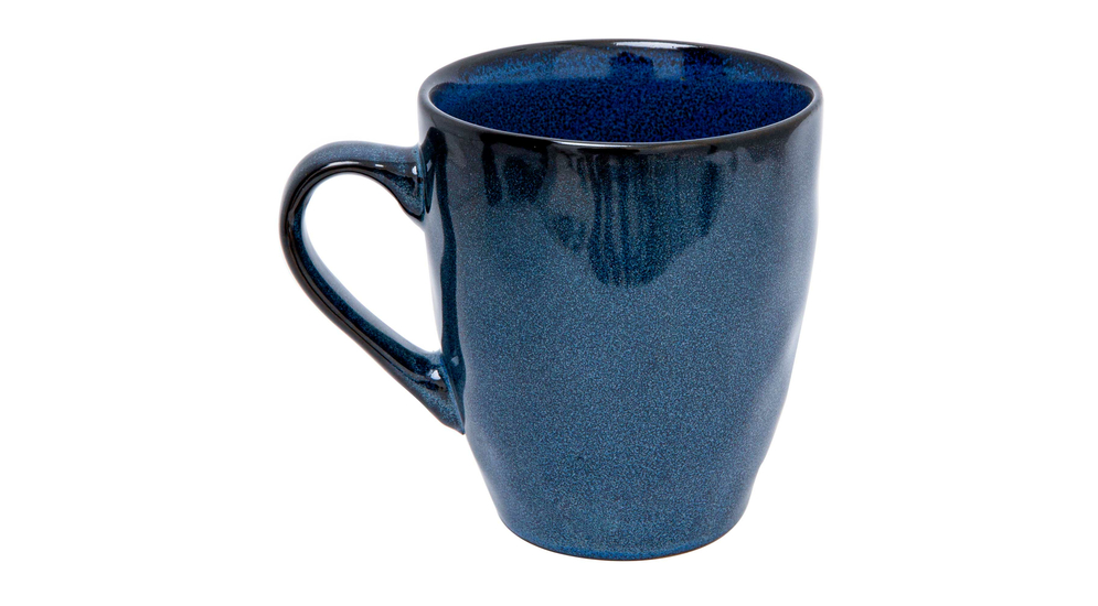 Kubek ceramiczny etno niebieski  11x9 cm