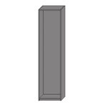 Korpus szafy ADBOX szary – typ II 50x201,6x35 cm