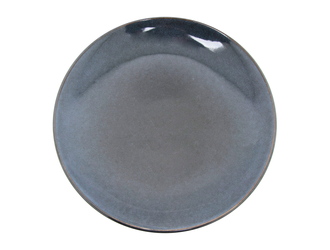 Talerz deserowy ceramiczny ciemnoniebieski LUNA 20 cm