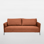 Sofa 3-osobowa brązowa RENKA