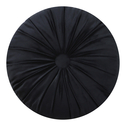 Poduszka dekoracyjna okrągła czarna SELMA 40 cm