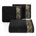 Ręcznik bawełniany czarny AGIS 70x140 cm