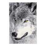Dywan z wilkiem szary WOLF 160x225 cm