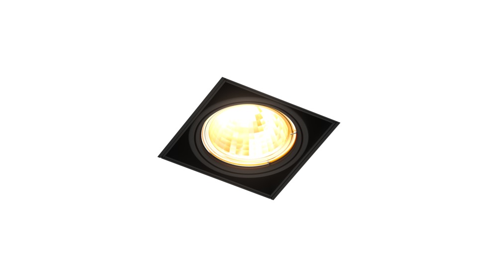 Reflektor podtynkowy czarny ONEON DL 50-1