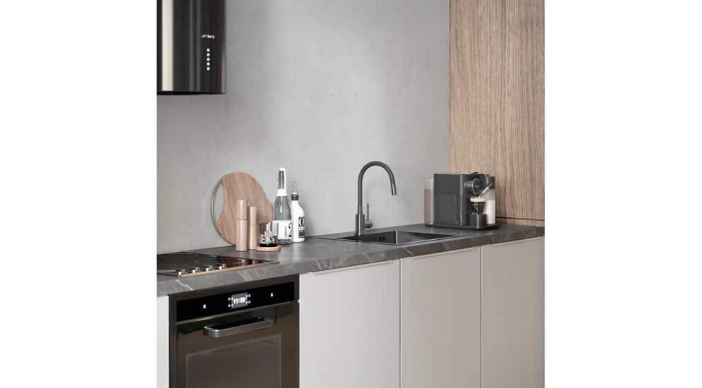 AVENIR SMART to kompaktowy, stalowy zlew, który idealnie odda charakter kuchni urządzonej w nowoczesnym stylu.