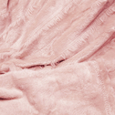 Koc z frędzlami różowy ASHA 130x160 cm