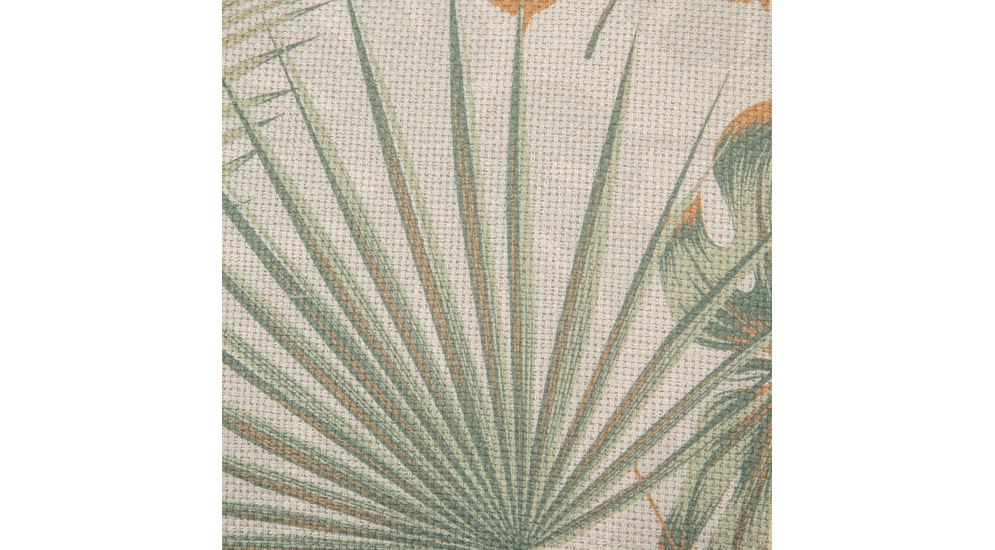 Poszewka dekoracyjna w liście beżowa ALESSIA 45x45 cm