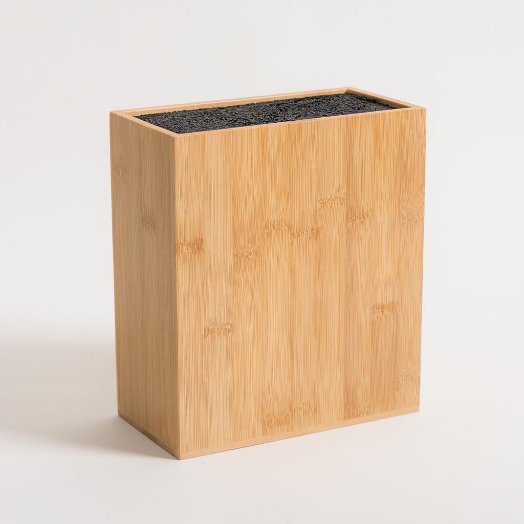 Blok na noże bambusowy prostokątny 23 cm 