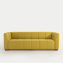 Sofa z funkcją spania żółta GAJA