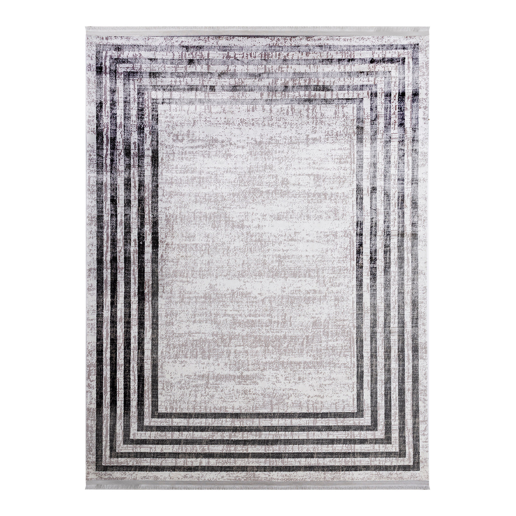 Dywan z frędzlami antracyt KASHMIR 120x170 cm