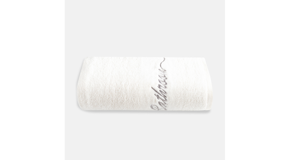 Ręcznik bawełniany biały FERRO 50x90 cm