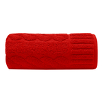 Ręcznik czerwony SKANDYNAWIA 70x140 cm