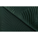 Narzuta na łóżko pikowana w liście zielona FERN 180x200 cm