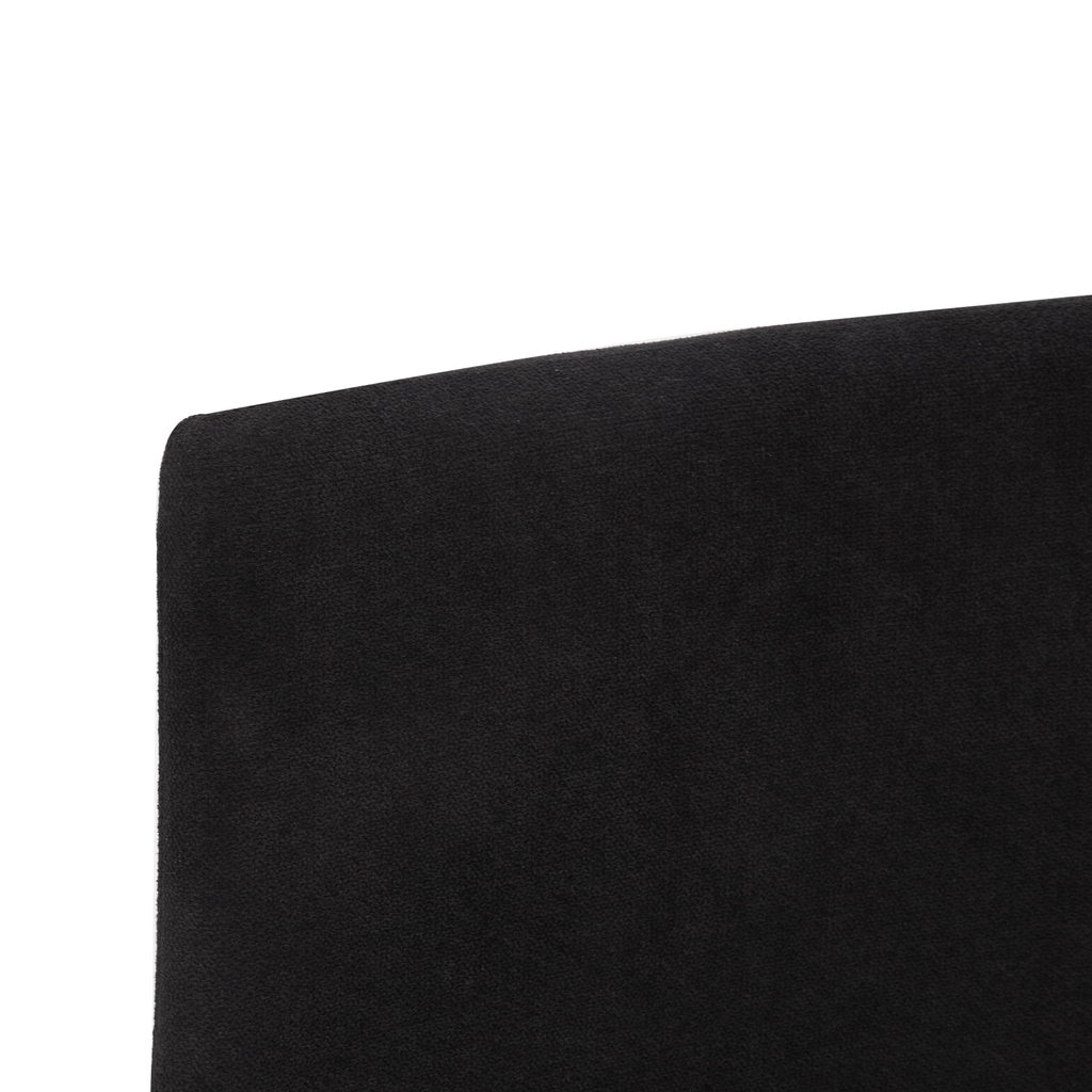 Krzesło VILLA DCCA001 czarna tkanina