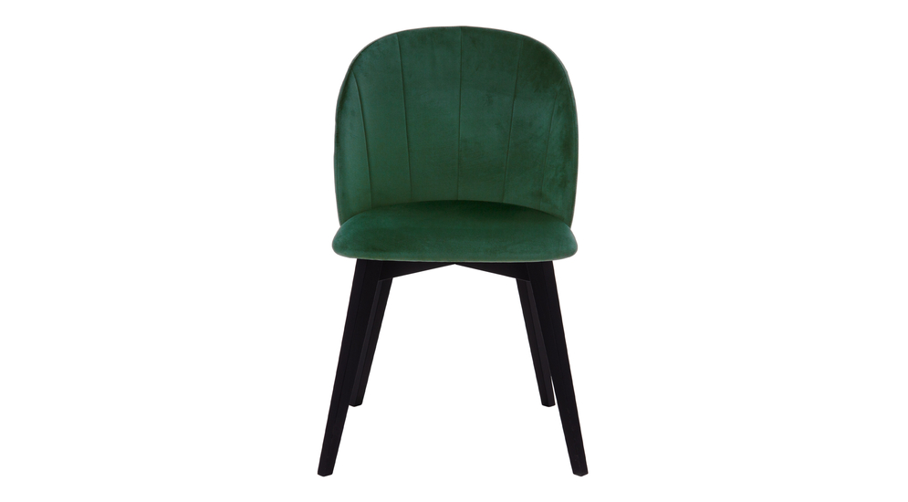 Krzesło do jadalni butelkowa zieleń GLAPA